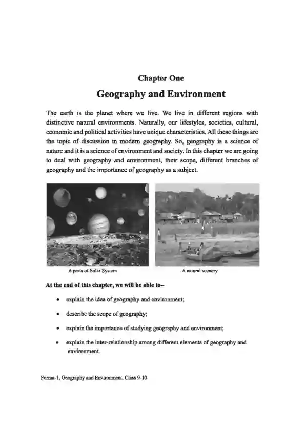 Sample book content image of ভূগোল ও পরিবেশ (Geography and Environment) Book | Class Nine & Ten (নবম ও দশম শ্রেণি)