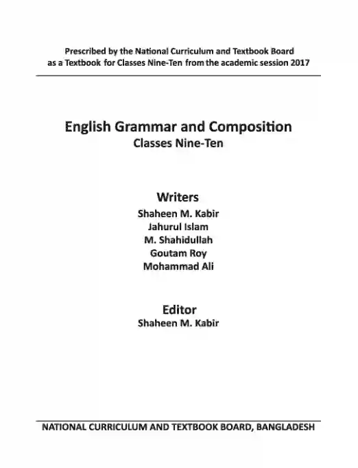 Second page image of English Grammer and Composition (English Grammer and Composition) Book | Class Nine & Ten (নবম ও দশম শ্রেণি)