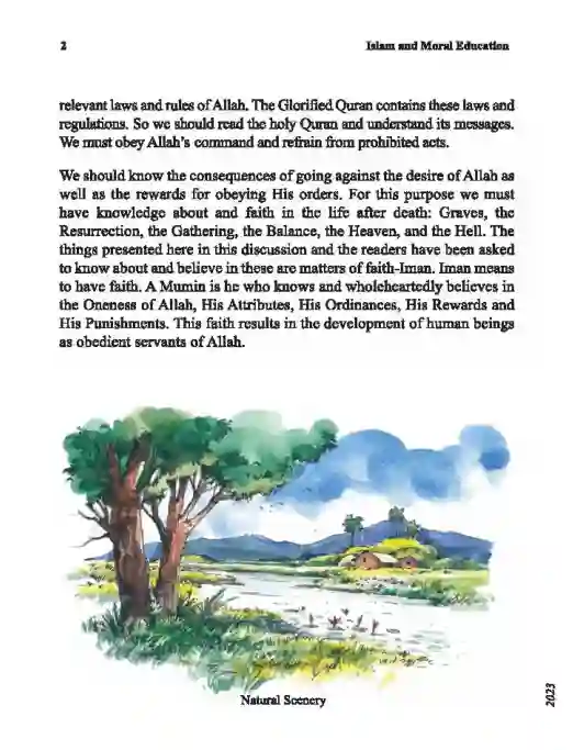 Sample book content image of ইসলাম ও নৈতিক শিক্ষা (Islamic Studies and Moral Education) Book | Class Five (পঞ্চম শ্রেণি)
