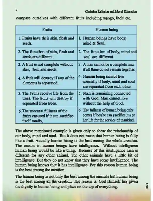 Sample book content image of খ্রিষ্টধর্ম ও নৈতিক শিক্ষা (Christian Religion Studies and Moral Education) Book | Class Five (পঞ্চম শ্রেণি)