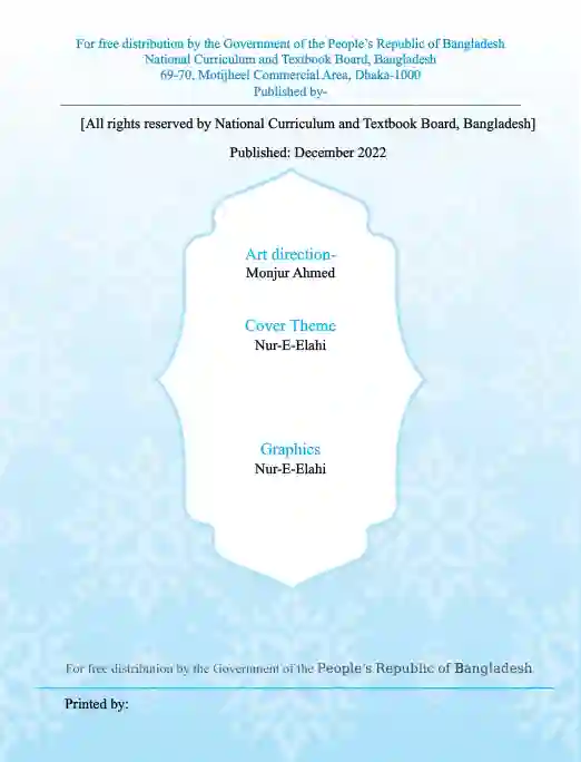 Third page image of ইসলাম শিক্ষা (Islamic Studies and Moral Education) Book | Class Six (ষষ্ঠ শ্রেণি)
